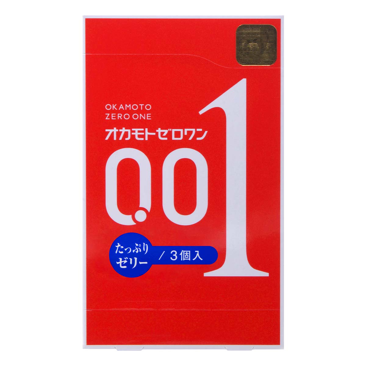 Okamoto 岡本 0.01 潤滑劑加量 (日本版) 3 片裝 PU 安全套