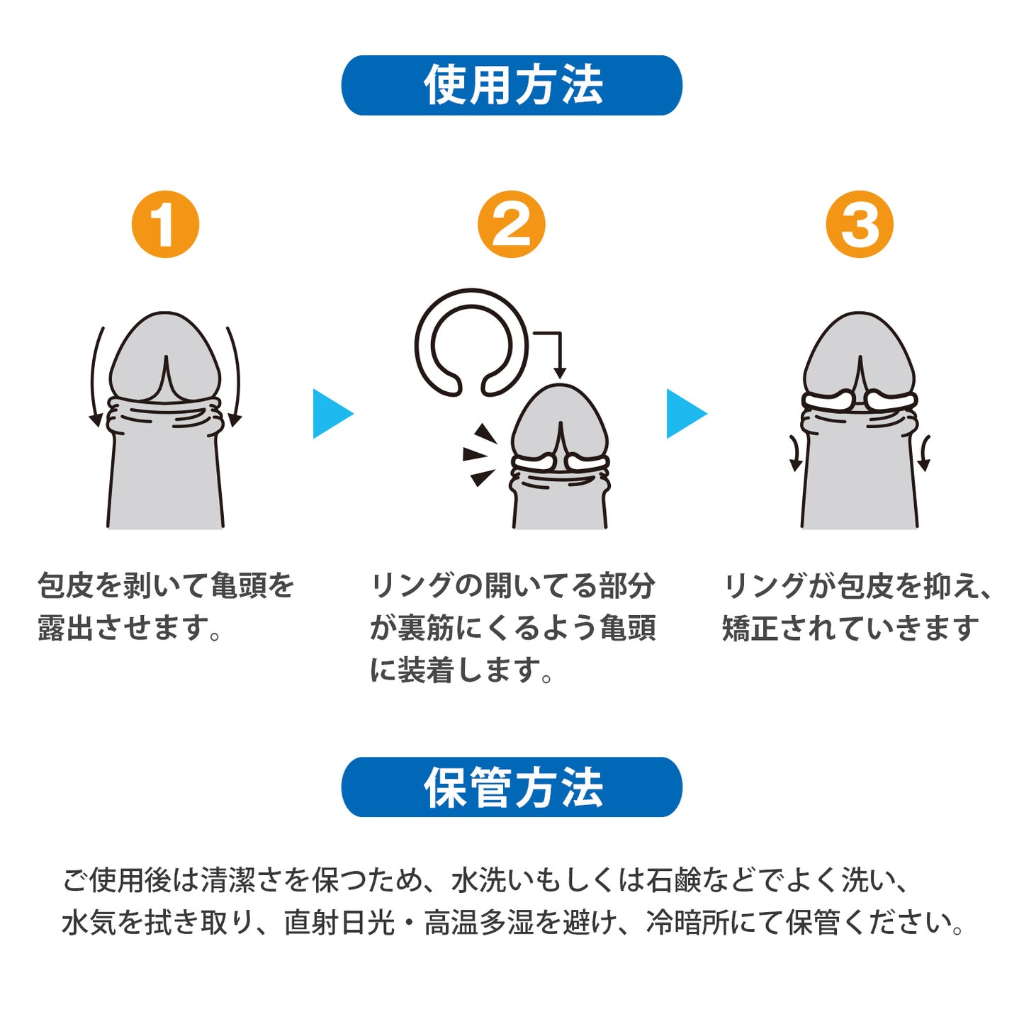 WILD ONE Natural Ring 日夜用可調節包莖矯正環 S 細碼