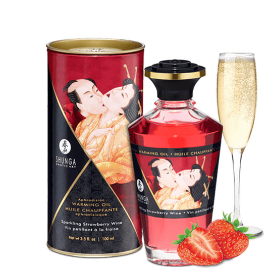 SHUNGA 草莓香檳熱感按摩油