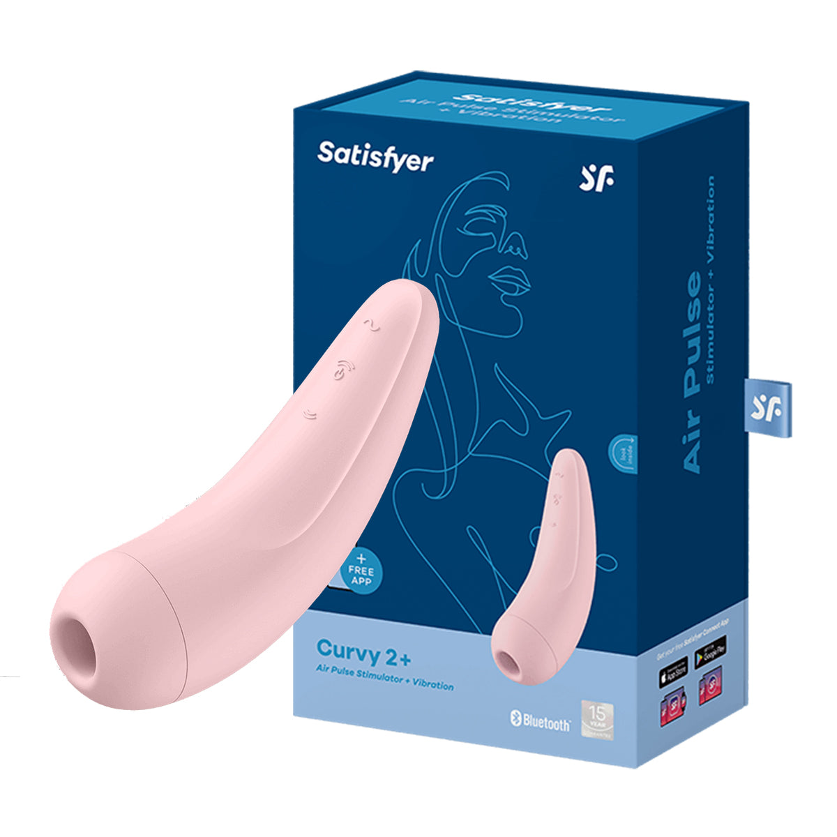 Satisfyer Curvy 2+ 智能APP吸啜器