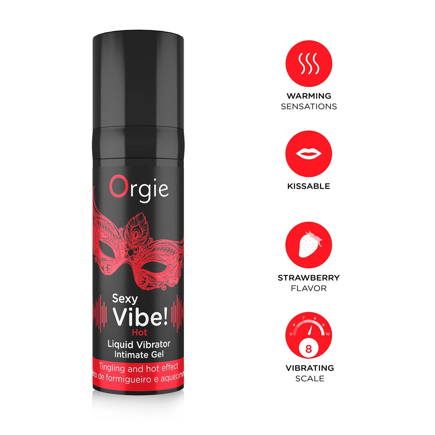 Orgie Sexy Vibe! Hot 跳動式高潮液 熱感 15ml