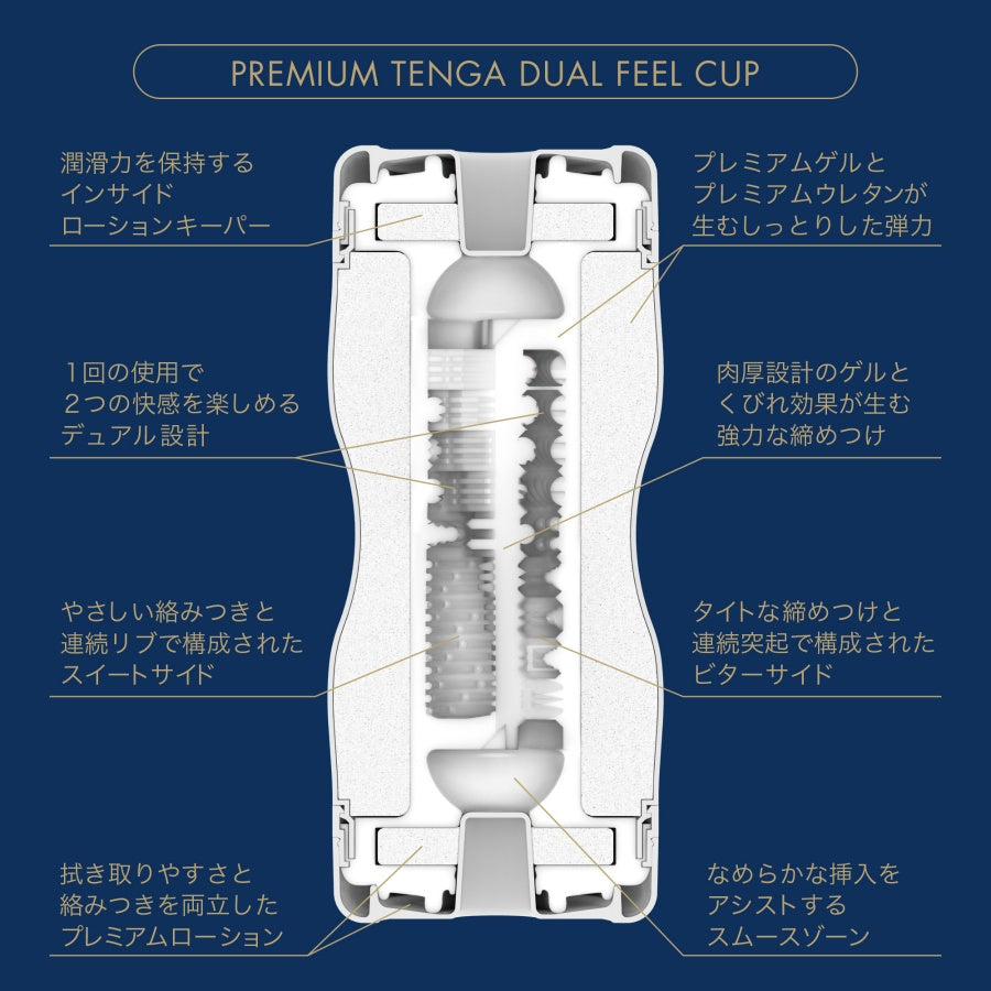 PREMIUM TENGA DUAL FEEL CUP 第二代