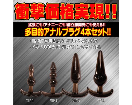 ANAL ANCHOR 4合1 入門級後庭塞
