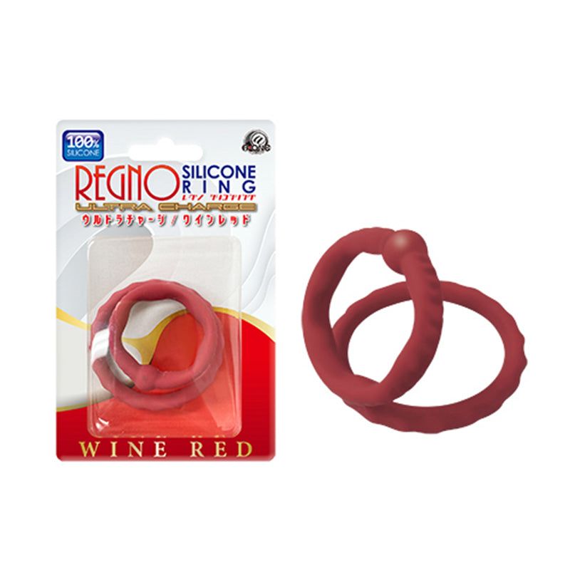 A-One Regno Silicone Ring Ultra Charge 矽膠持久環(紅色)