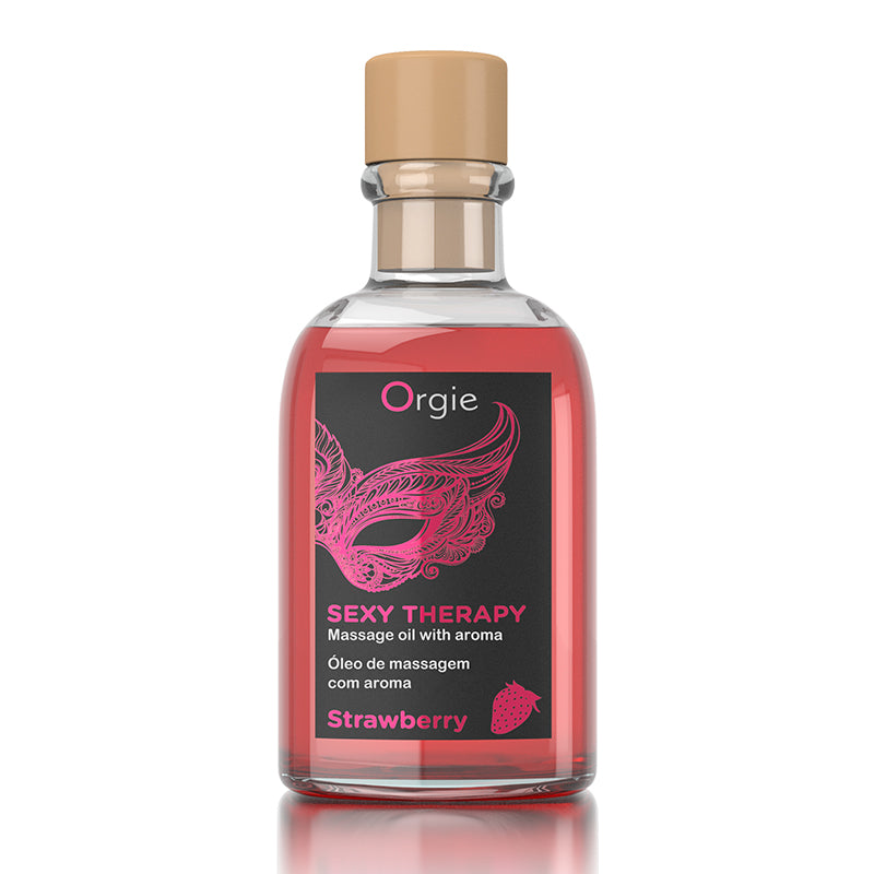 Orgie Lips Massage Kit Strawberry 士多啤梨味可食用熱感按摩油 100ml