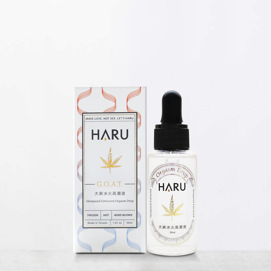 HARU: G.O.A.T. 冰火高潮液 30ml EXP:07/02/2025