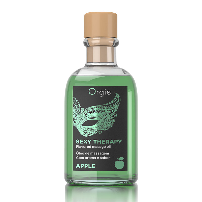 Orgie Lips Massage Kit Apple 蘋果味可食用熱感按摩油 100ml