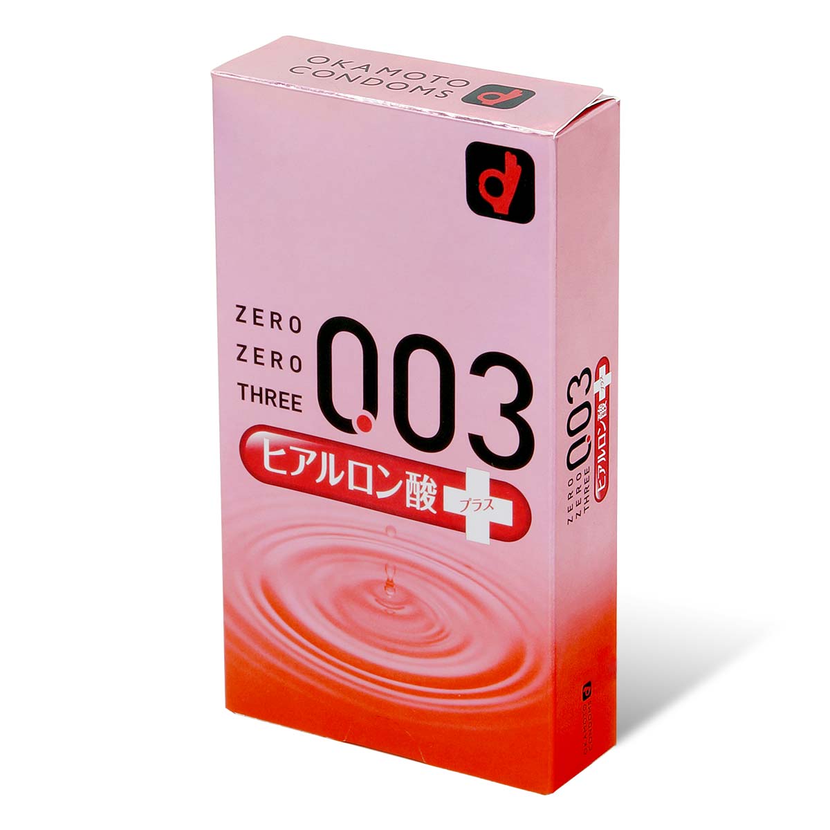 Okamoto 岡本。零零三 0.03 透明質酸 (日本版) 10 片裝 乳膠安全套