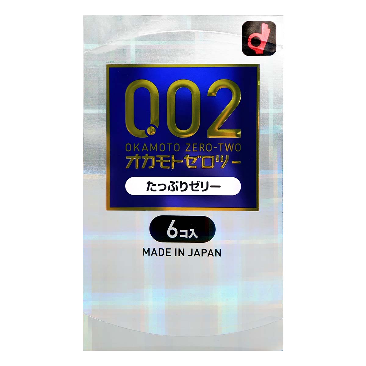 Okamoto 岡本 薄度均一 0.02 潤滑劑加量 (日本版) 6 片裝 PU 安全套