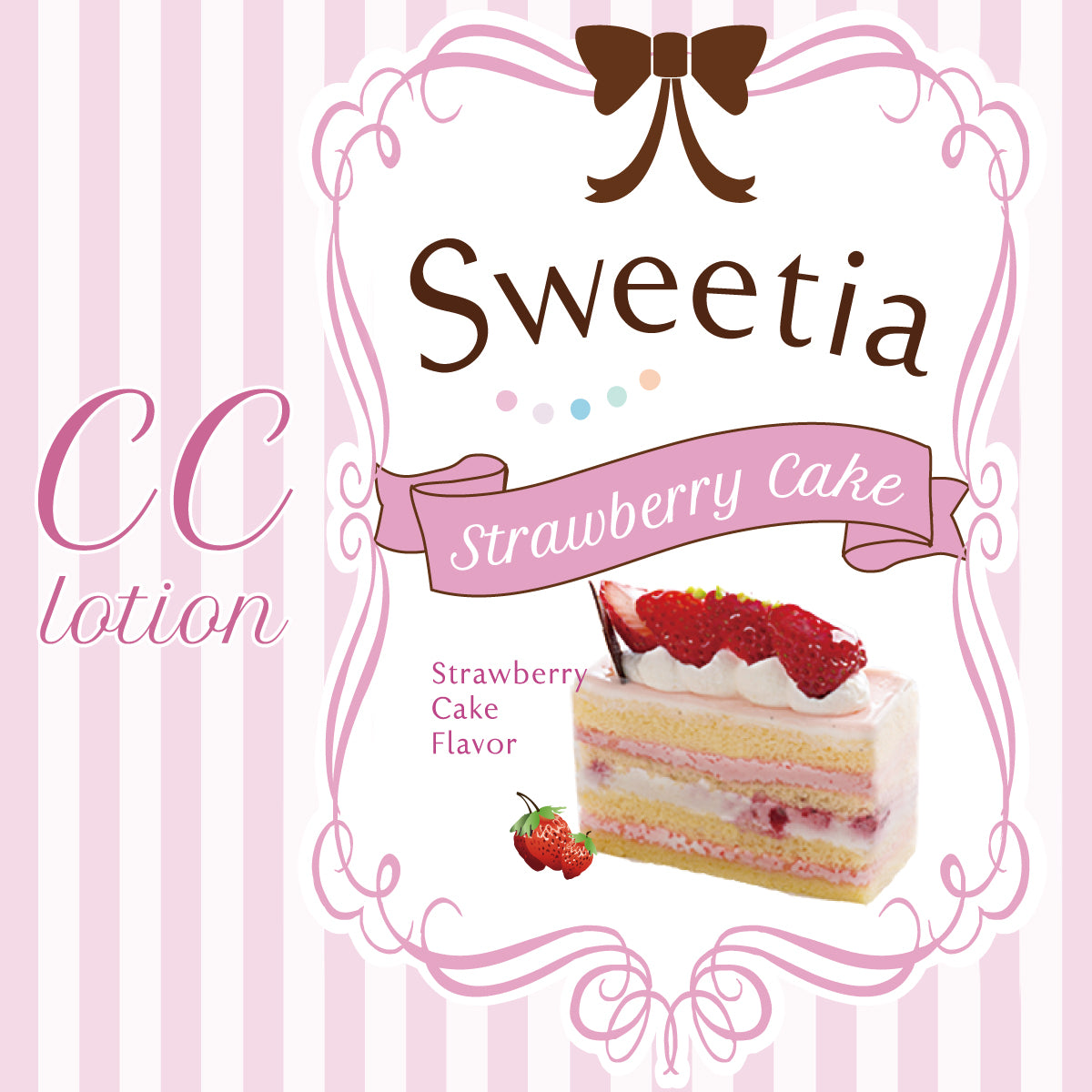 CC lotion Sweetia 180ml (士多啤梨蛋糕味)