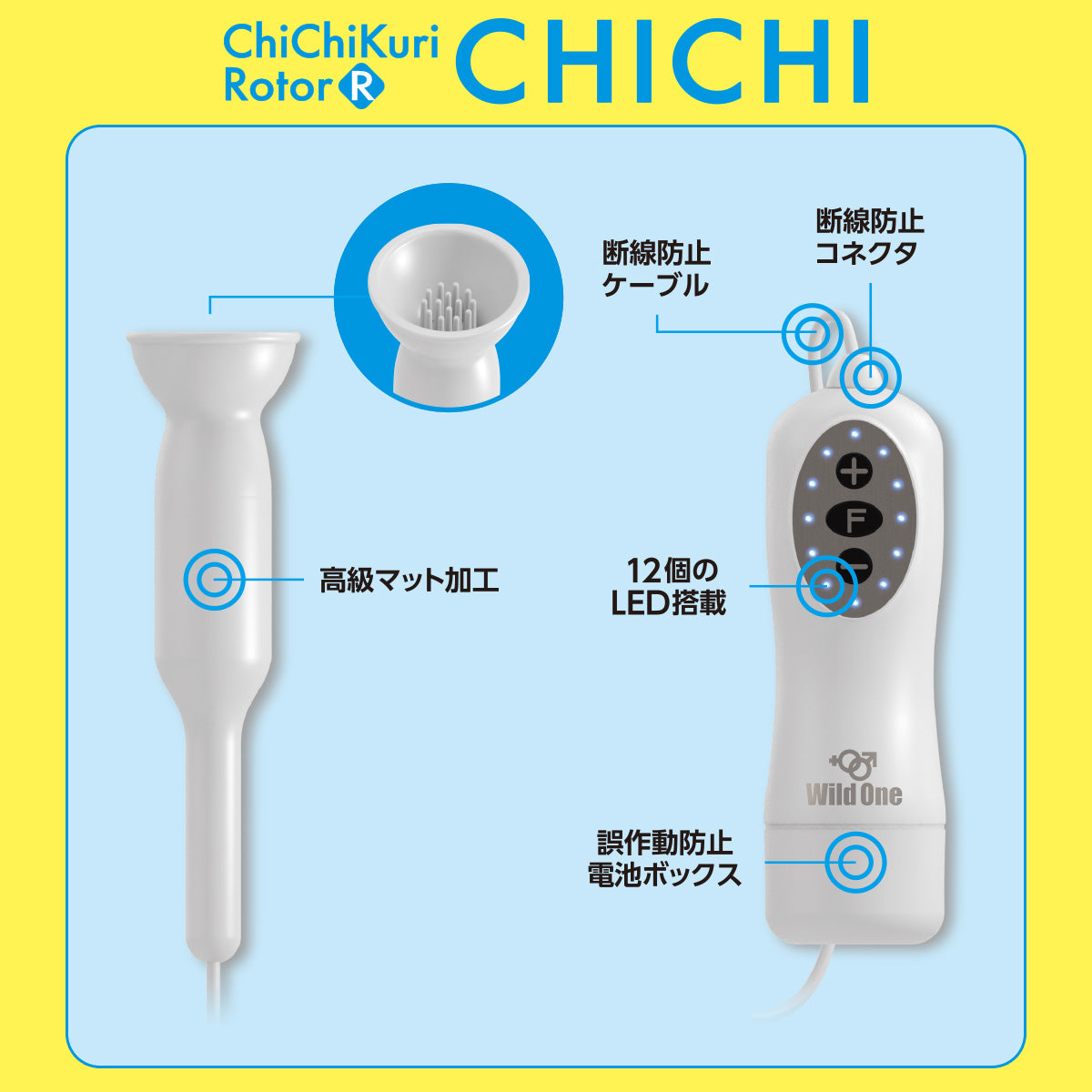 ChiChi Kuri 乳頭陰蒂震動器