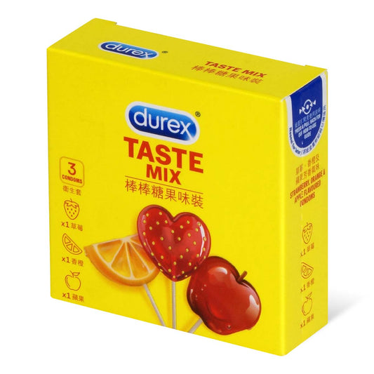 Durex 杜蕾斯 棒棒糖果味裝衛生套 3 片裝 乳膠安全套