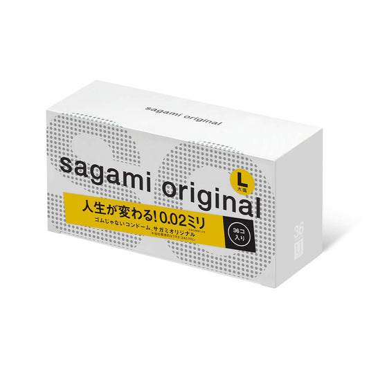 Sagami 相模原創 0.02 大碼 (第二代) 58mm 36 片裝 PU 安全套