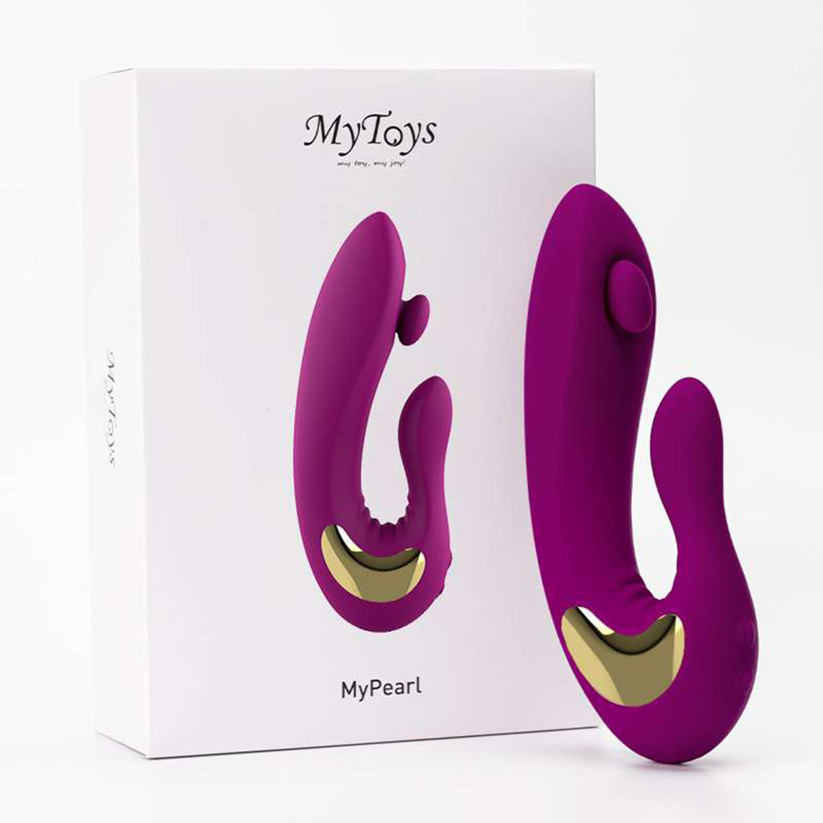 Mytoys MyPearl 雙重刺激G點按摩棒(紫紅色)