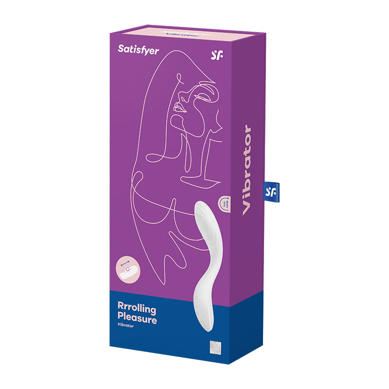 Satisfyer Rrrolling Pleasure 滾球G點按摩棒 白色