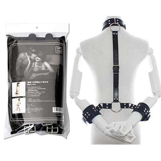 SM VIP 頸圈連手扣馬具 BDSM
