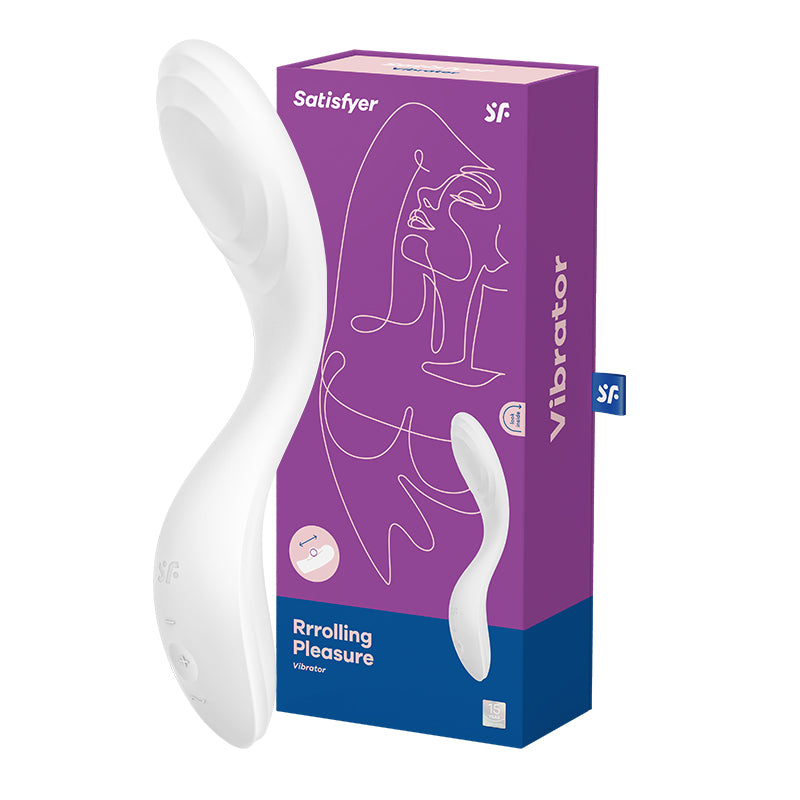 Satisfyer Rrrolling Pleasure 滾球G點按摩棒 白色