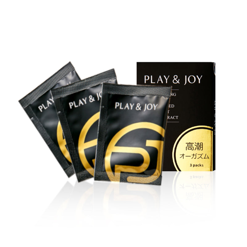 PLAY & JOY 瑪卡熱感 潤滑液隨身包 3g 3小包