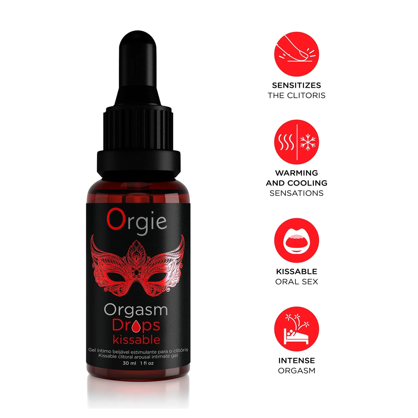 Orgie Orgasm Drops Kissable 陰蒂快感增強液 30ml