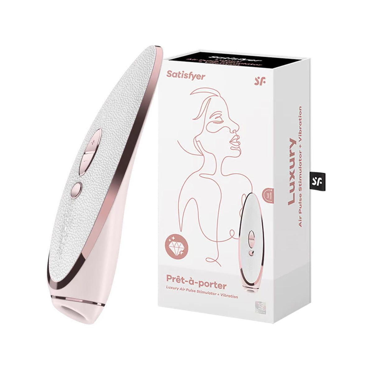 Satisfyer Prêt-à-porter 奢華白金吸吮陰蒂震動器