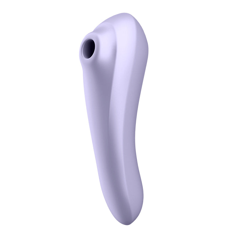 Satisfyer Dual Pleasure 智能陰蒂吸吮震動按摩棒 紫色
