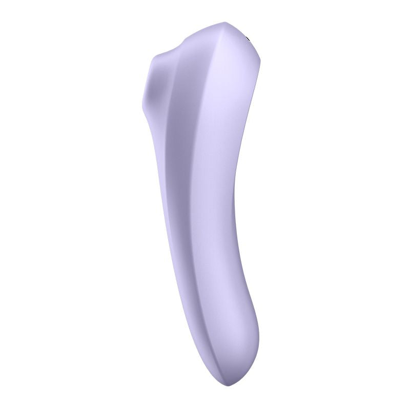 Satisfyer Dual Pleasure 智能陰蒂吸吮震動按摩棒 紫色