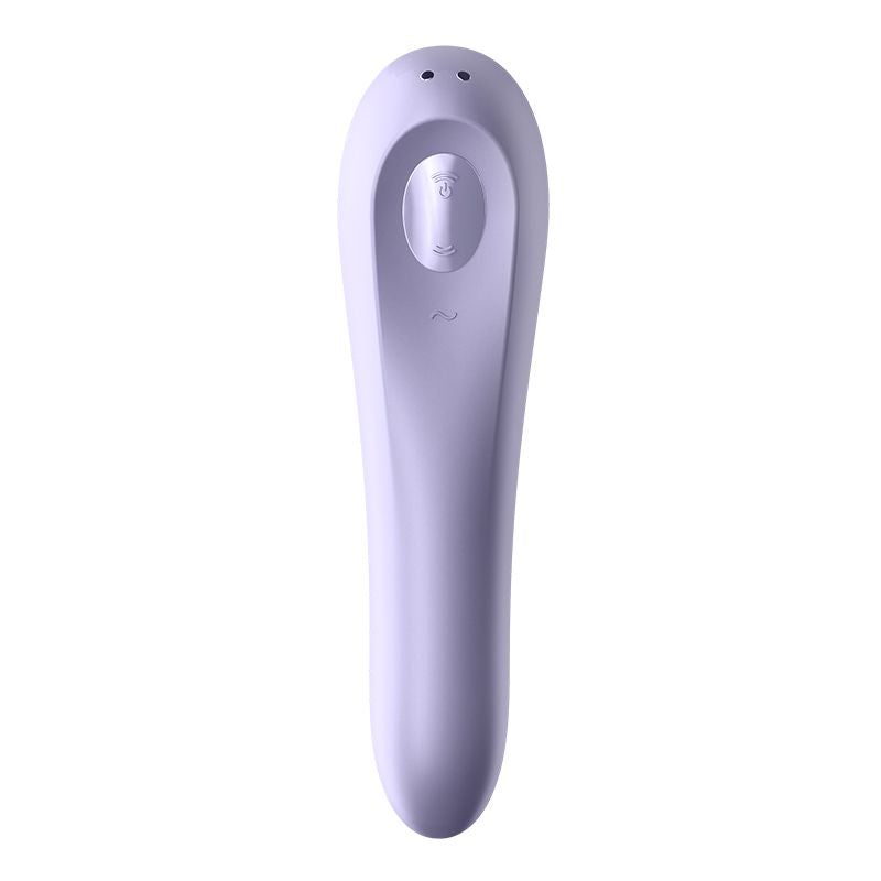 Satisfyer Dual Pleasure 智能陰蒂吸吮震動按摩棒 紫色