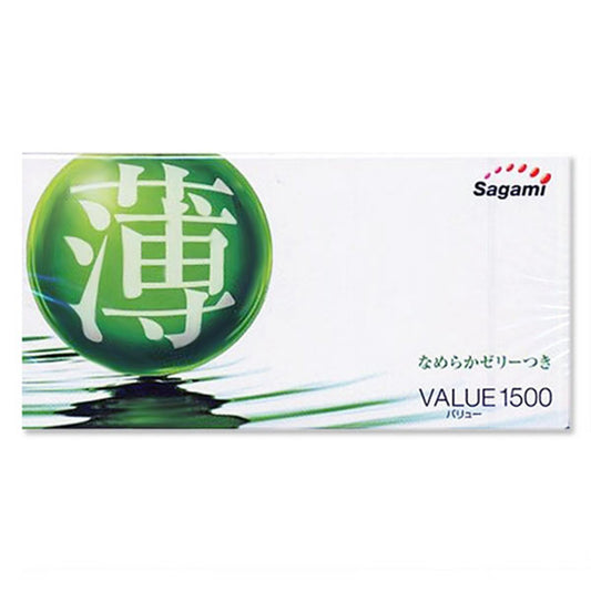 Sagami 相模 超值 1500 12片裝 乳膠安全套 (日本版) EXP:01/2025