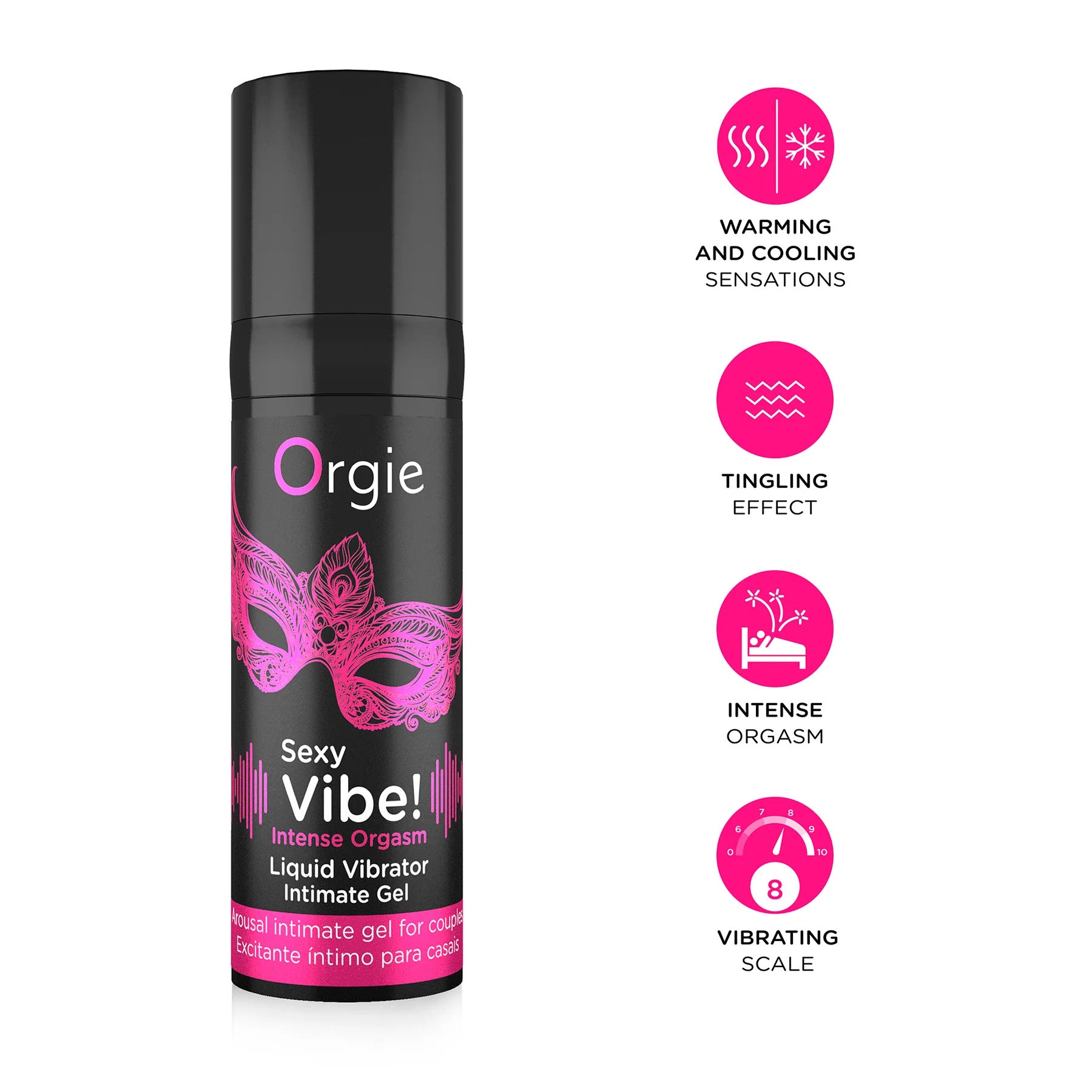 Orgie Sexy Vibe! Intense Orgasm 冰火跳動快感增強液 15ml